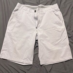 Silver/gray UA Golf Shorts